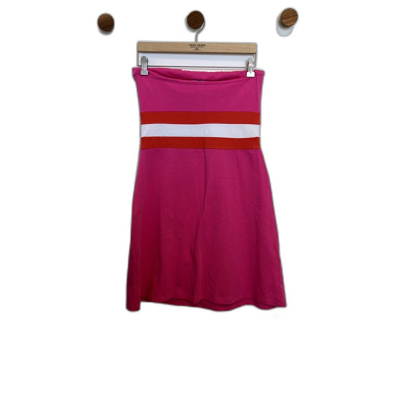 Moda International Womens Sleeveless Color block Mini Dress Size Large Pink - Picture 7 of 13